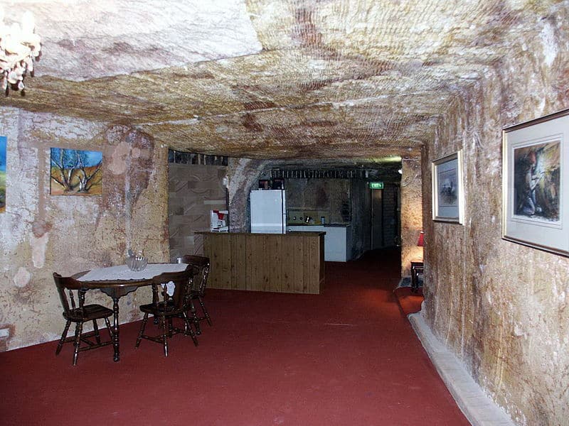 Coober Pedy ville troglodyte Australie