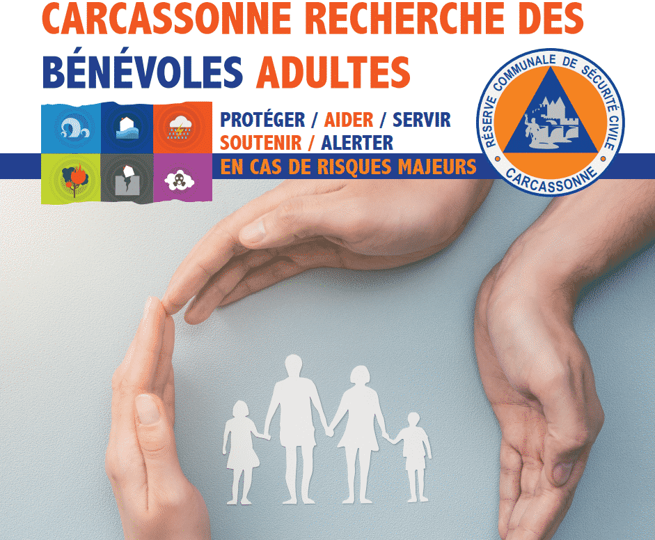 La Ville de Carcassonne recrute des bénévoles pour constituer sa nouvelle Réserve communale de sécurité civile @VilleDeCarcassonne