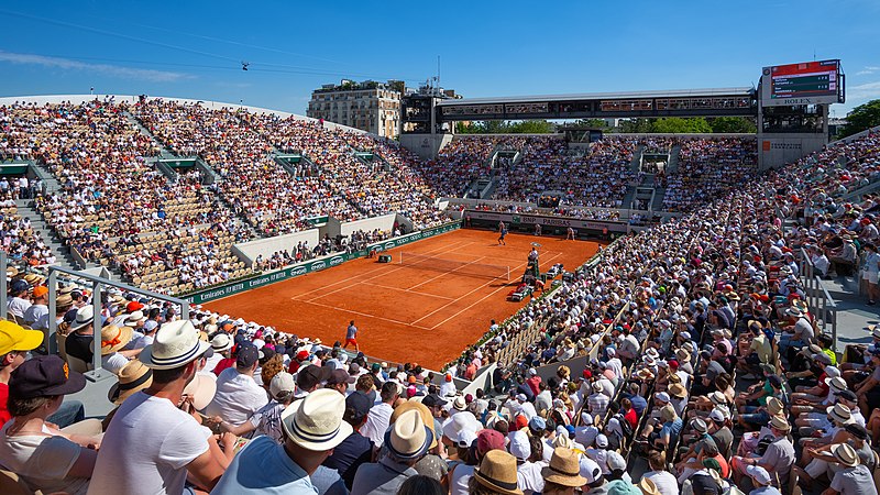 Roland-Garros, court Suzanne Lenglen, en 2019. Benh Lieu Song CC-BY-SA-2.0
