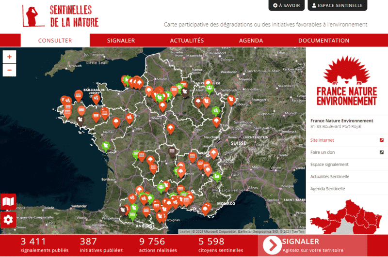signaler atteintes environnement