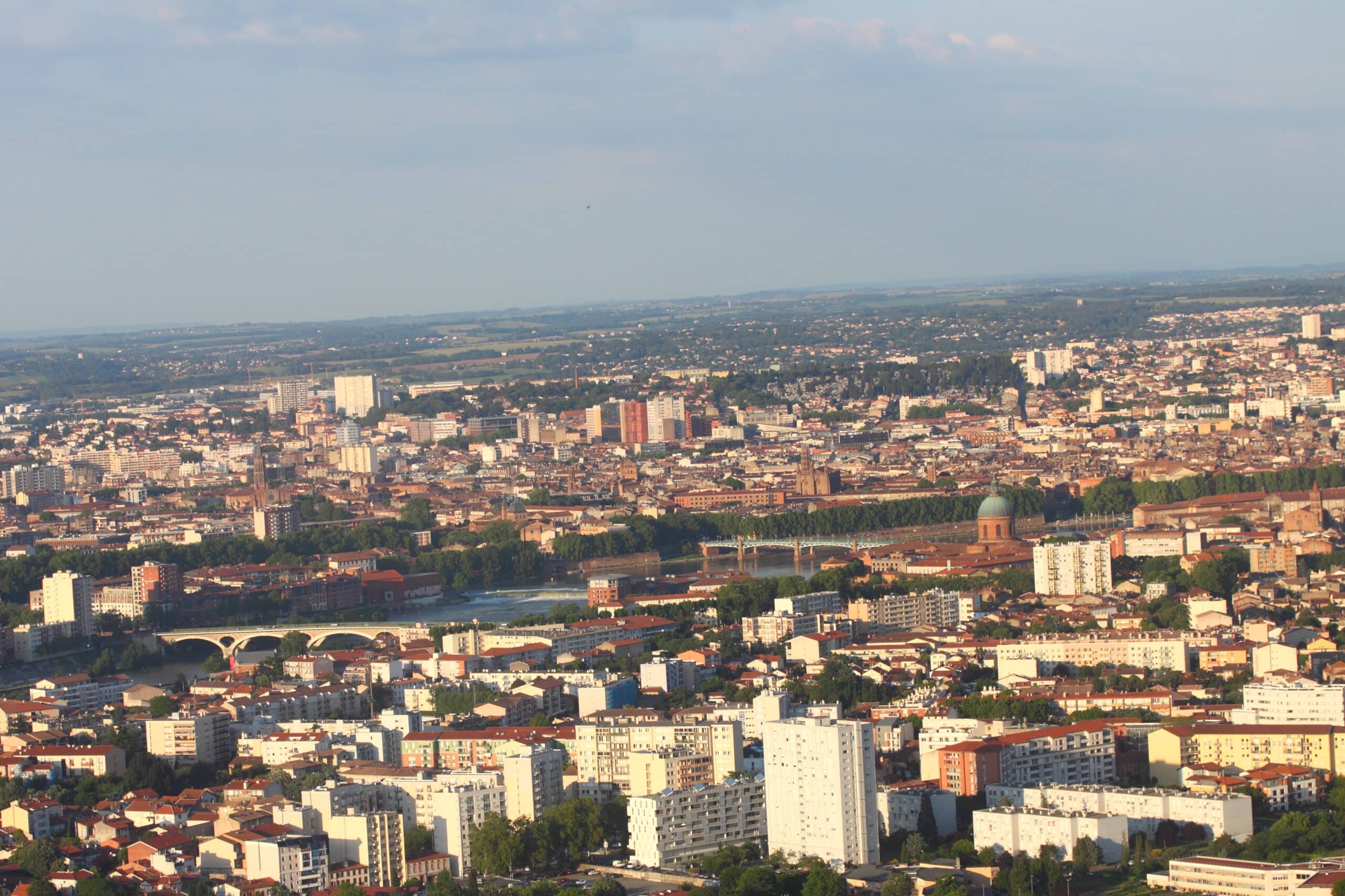 touloiuse qualité air vue aérienne