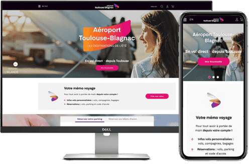 Le nouveau site internet de l'aéroport Toulouse-Blagnac intègre une fonction qui suggère des destinations en fonction des affinités des clients
