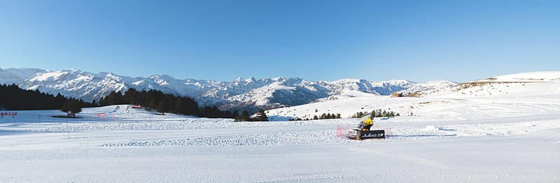 plateau de Beille site touristique Ariège neige