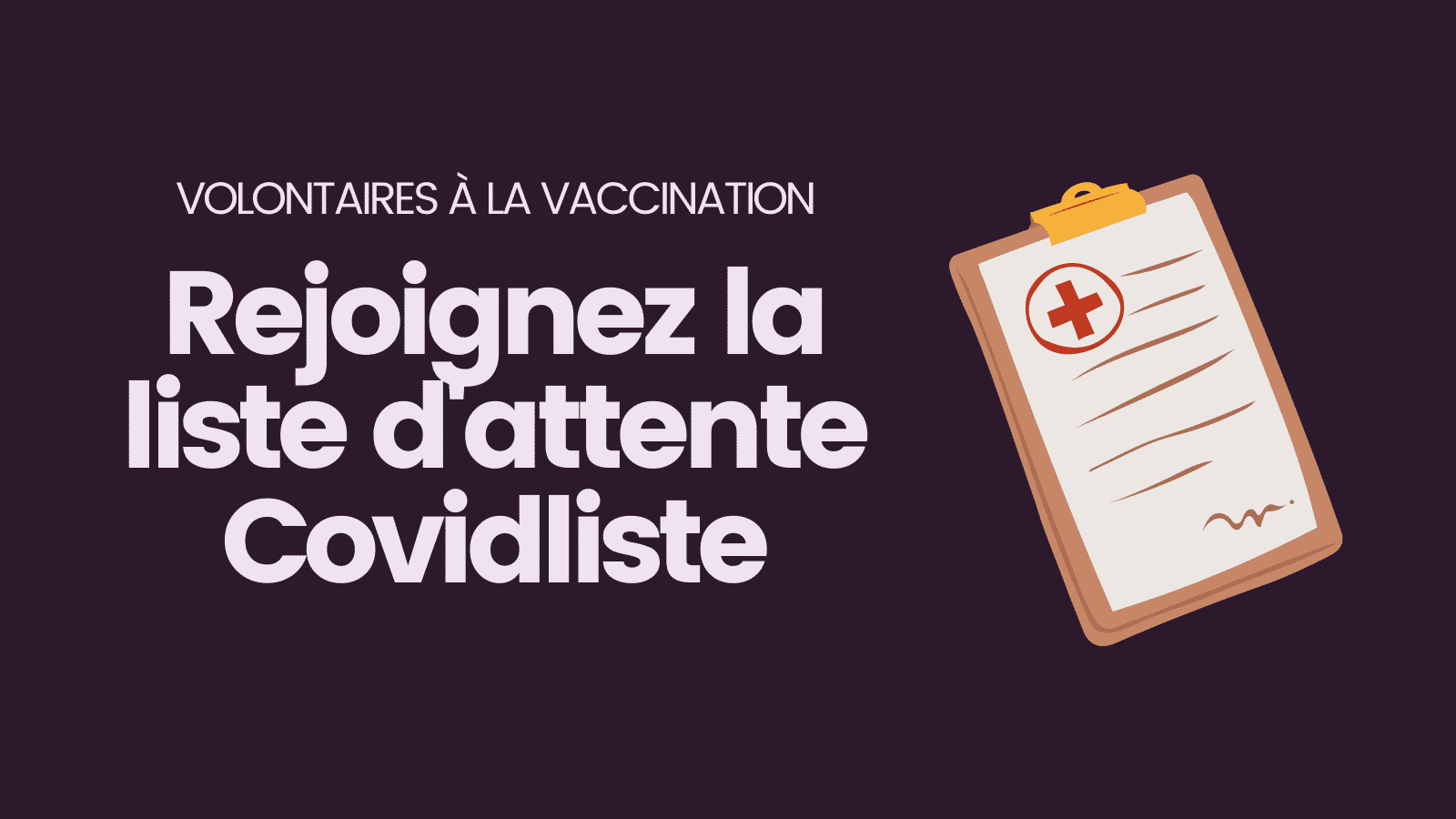 Covidliste Covid vaccination