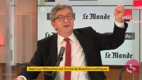 Melenchon france inter