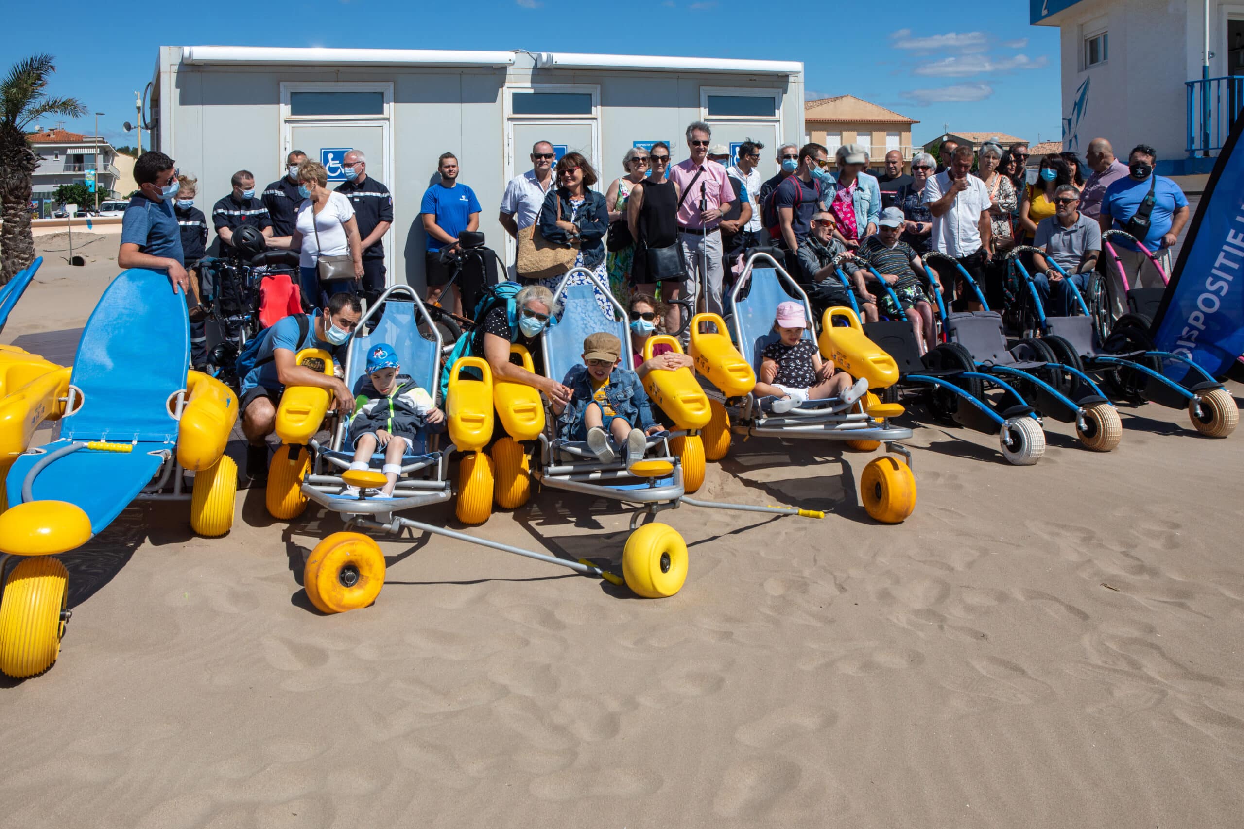 Dispositif Handiplage © Ville de Narbonne