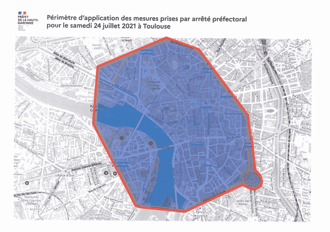 préfecture manifestation hyper-centre interdit