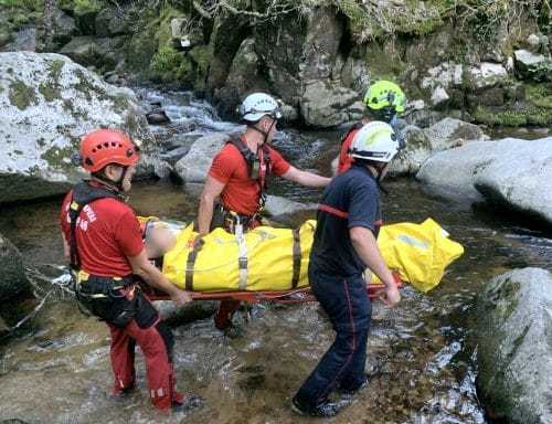 Voici comment les Sapeurs-Pompiers du Lot sont venus au secours d’un randonneur en difficulté, à Latouille-Lentillac, ce 5 juillet © Gilles Mignot - Les Pompiers du Lot