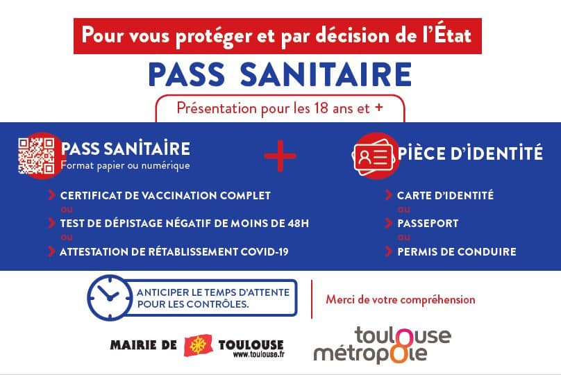 Toulouse pass sanitaire