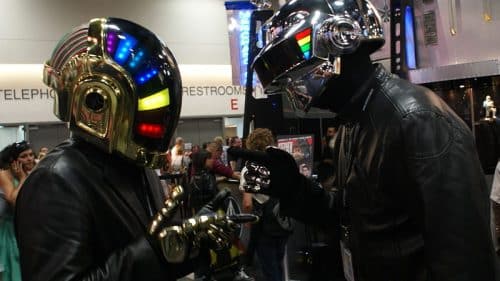 Daft Punk concert bougie
