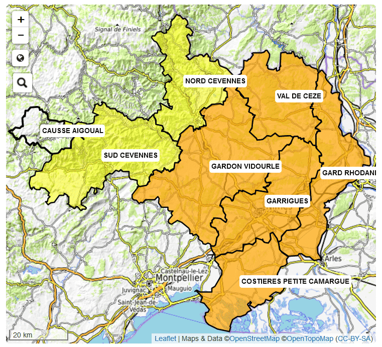 Gard vigilance incendie