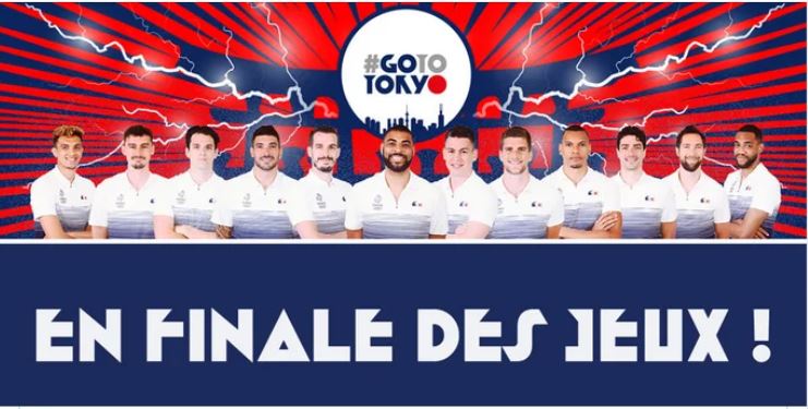 Parmi les joueurs de l'équipe de France de volley qui a battu le Comité olympique russe en finale des JO samedi 7 août, se trouvent quatre anciens Toulousains. © Page Facebook Spacer’s de Toulouse.