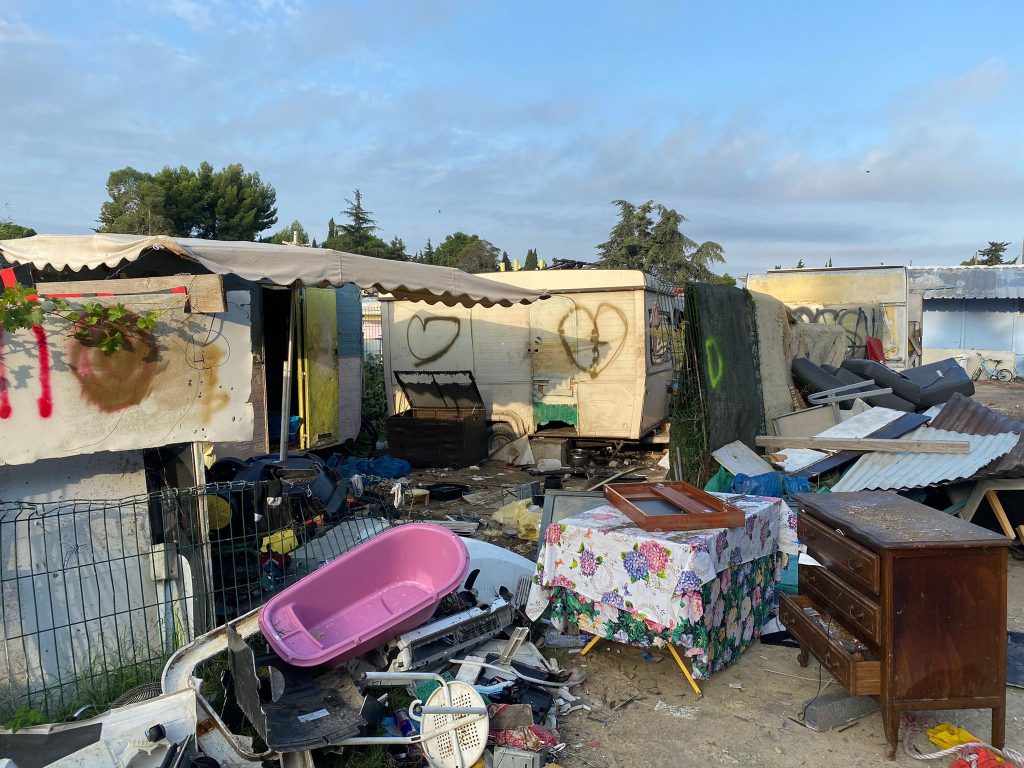 Montpellier évacuation bidonvilles Abbé-Pierre logement Occitanie
