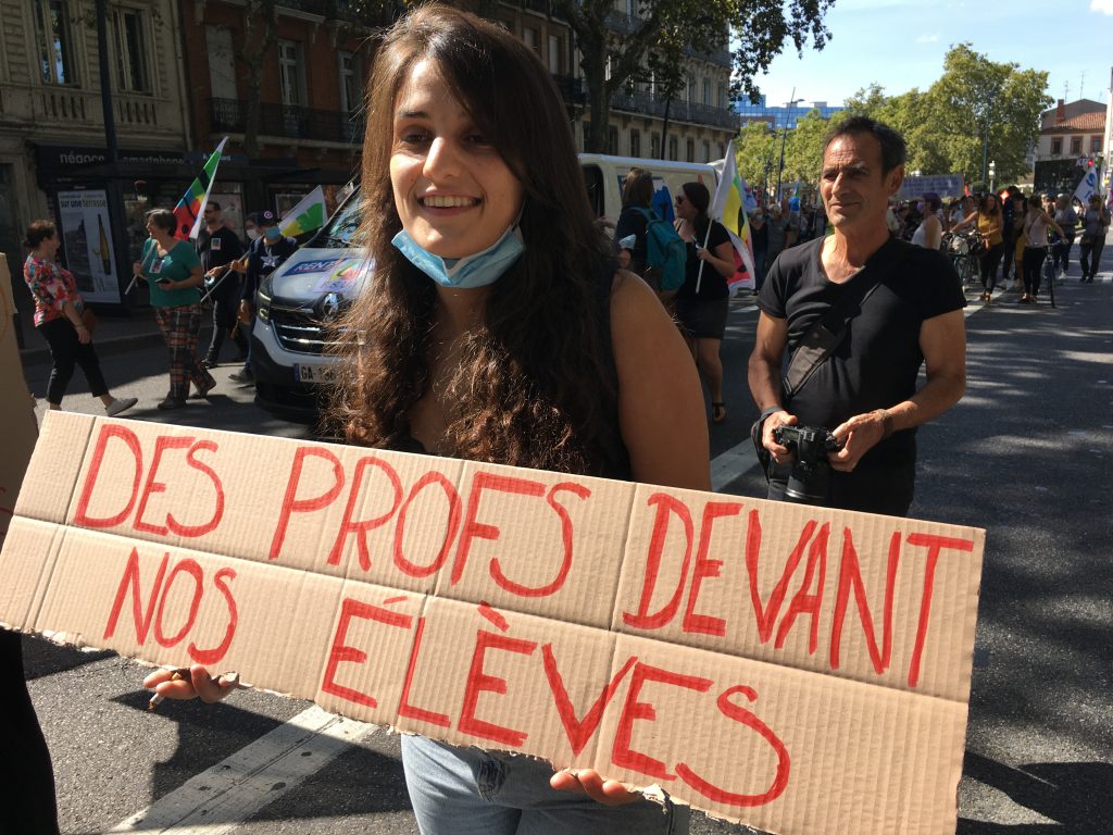 Les images de la manifestation des enseignants à Toulouse le 23 septembre 2021 @Philippe Salvador 4