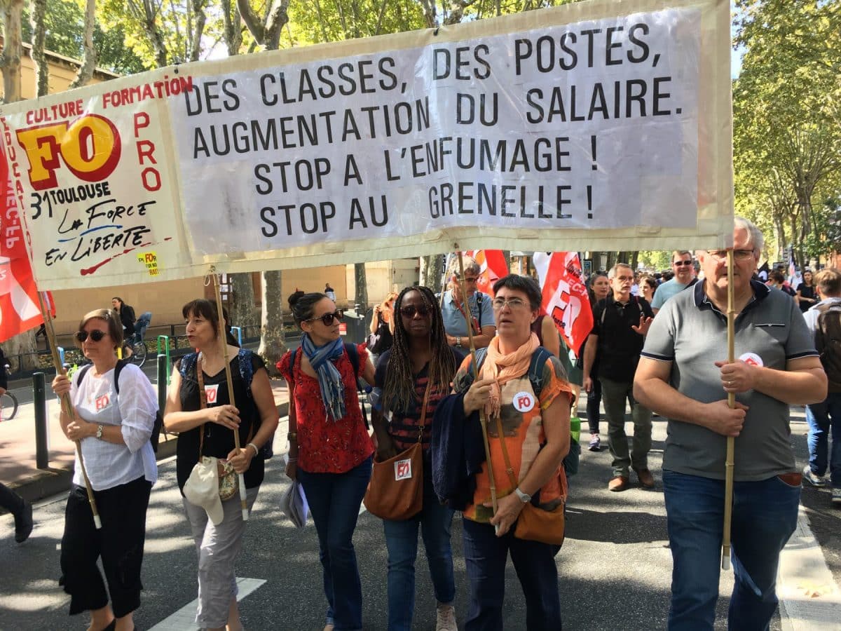 Les images de la manifestation des enseignants à Toulouse le 23 septembre 2021 @Philippe Salvador 1