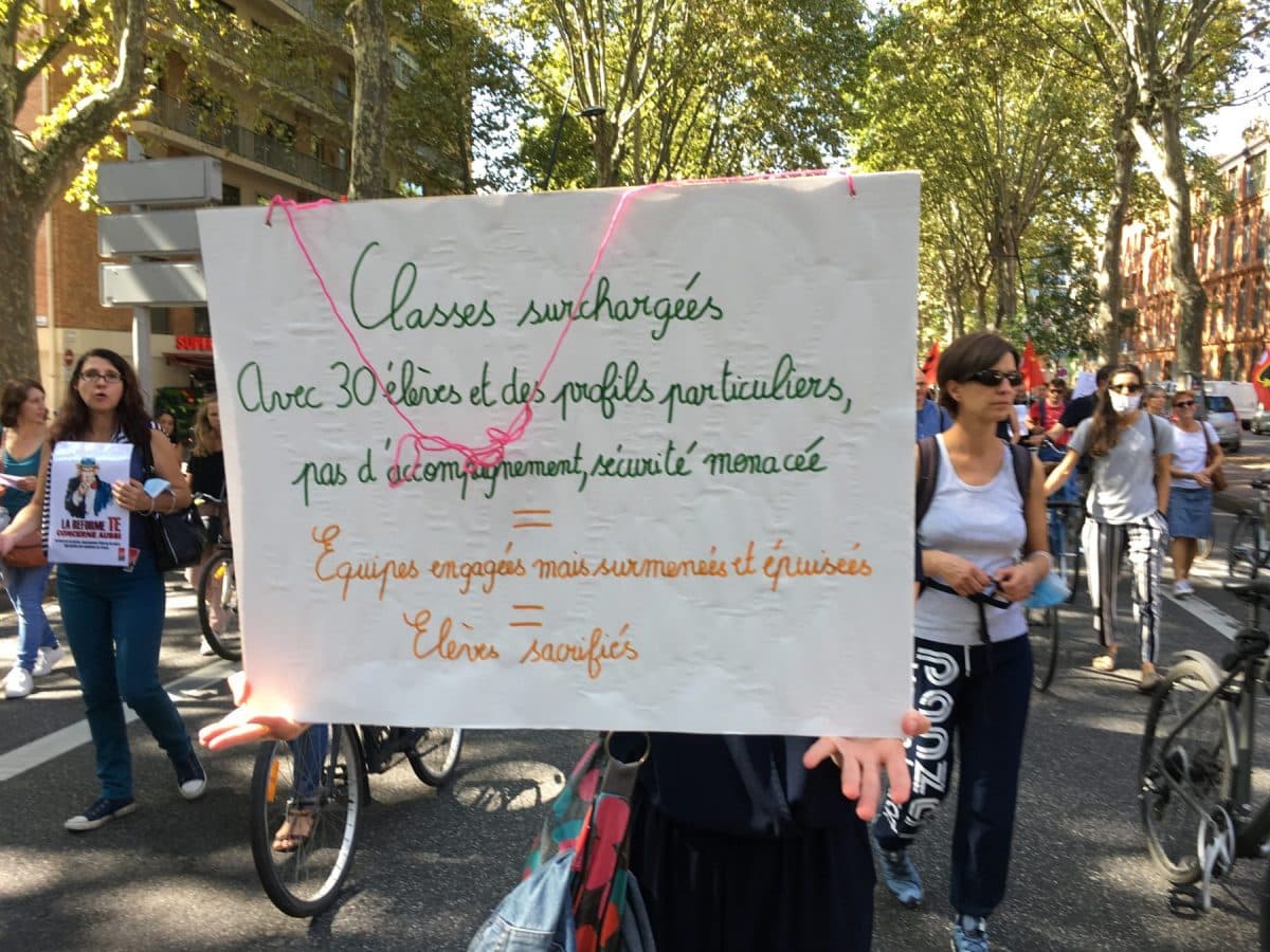 Les images de la manifestation des enseignants à Toulouse le 23 septembre 2021 @Philippe Salvador 3