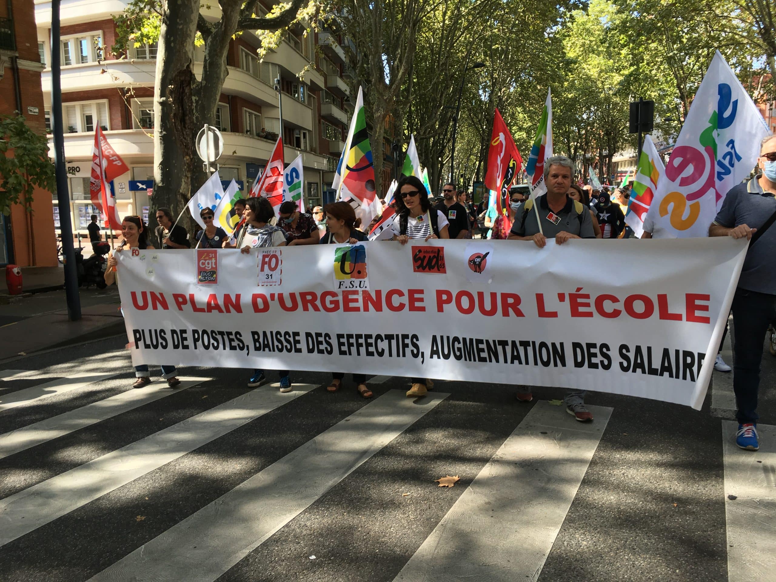 Les images de la manifestation des enseignants à Toulouse le 23 septembre 2021 @Philippe Salvador 9