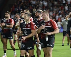 Après avoir chuté face à Lyon, le Stade Toulousain s’est montré impitoyable face au Castres Olympique, battu 41 à 0, samedi 23 octobre. Photo d'illustration. ©Twitter Stade Toulousain