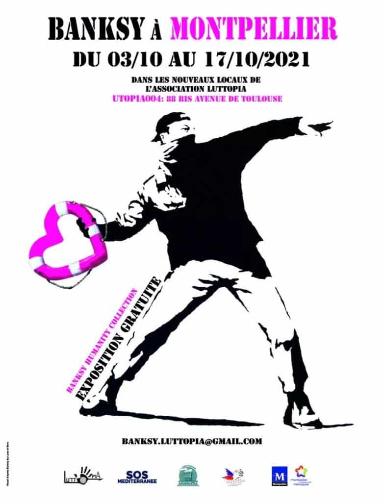 À l'occasion du sommet Afrique-France, une exposition d’œuvres du street artist Bansky est organisée à Montpellier, du 3 au 17 octobre prochain, au profit de l'association SOS Méditerrannée