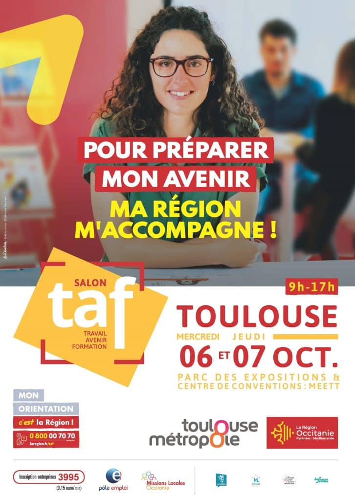 Dédié à la recherche d'emploi ou de formation, le salon TAF de Toulouse ouvrira ses portes ce mercredi 6 octobre, avec 650 offres à pourvoir