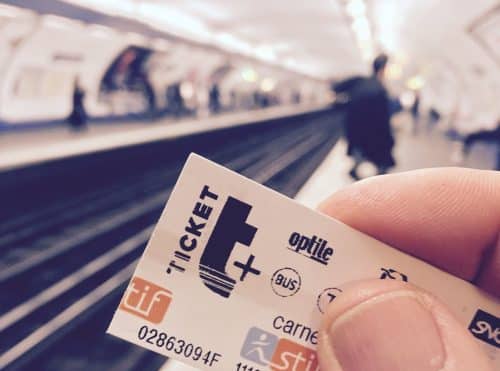 Ticket metro RATP Paris