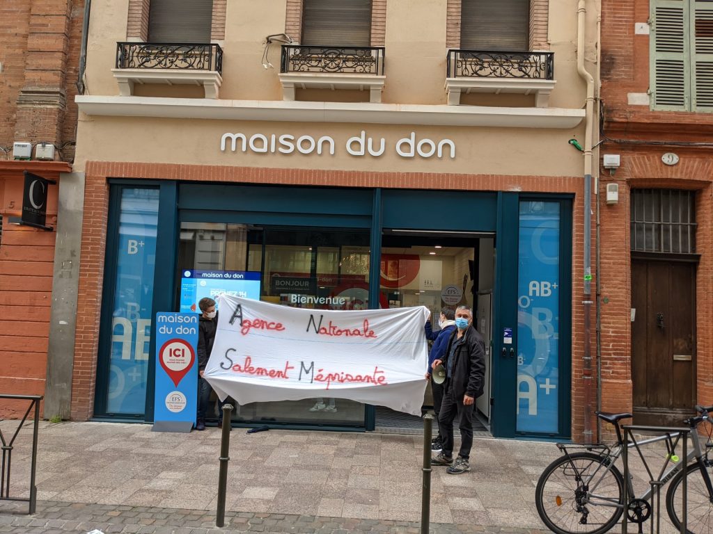 action homodonneur maison du don Toulouse