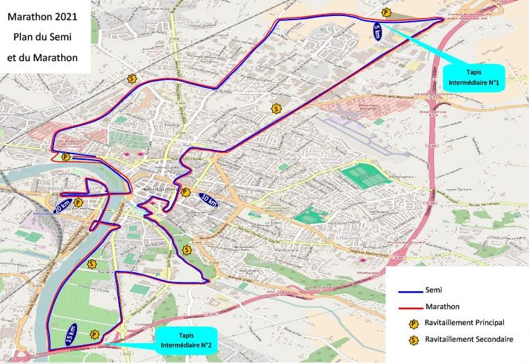 plan circulation marathon montauban