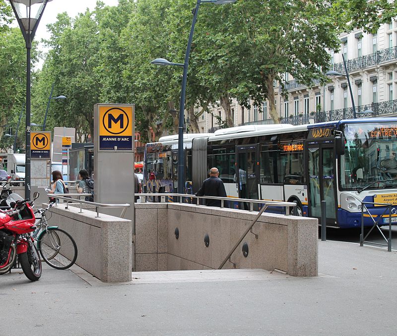 Toulouse metro Jeanne d'Arc