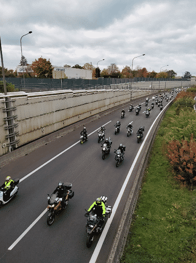 Les motards de l'Interclub ZFE 31 manifestaient le 6 novembre dernier 