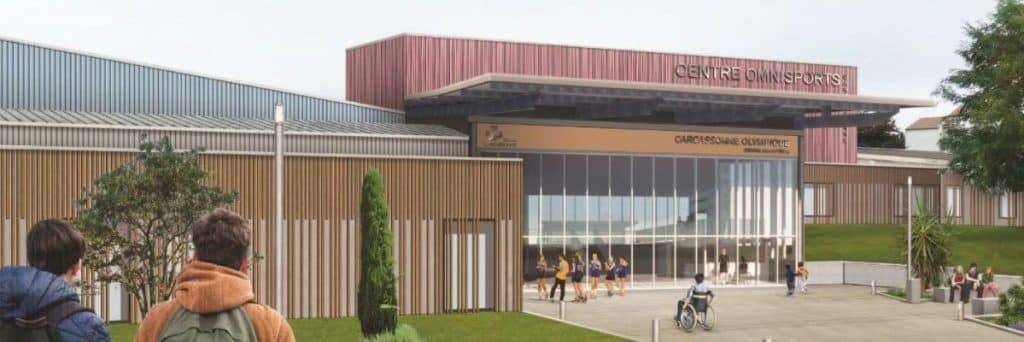Les travaux de rénovation des 9700 m² du Centre omnisports de Carcassonne débuteront en janvier prochain, pour une livraison en 2023
