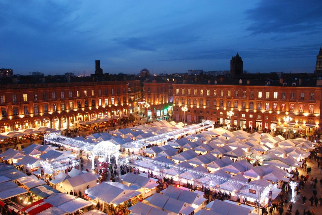 marché Noël Toulouse place capitole