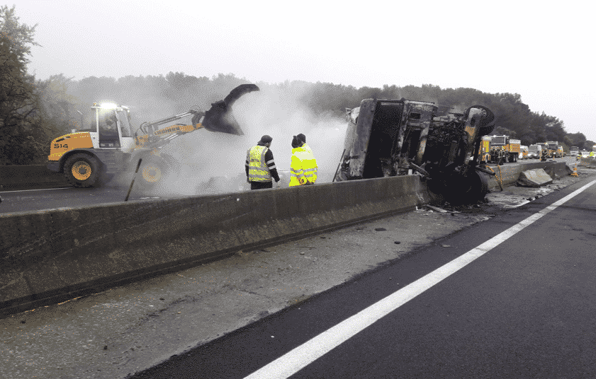 autoroute A9 accident