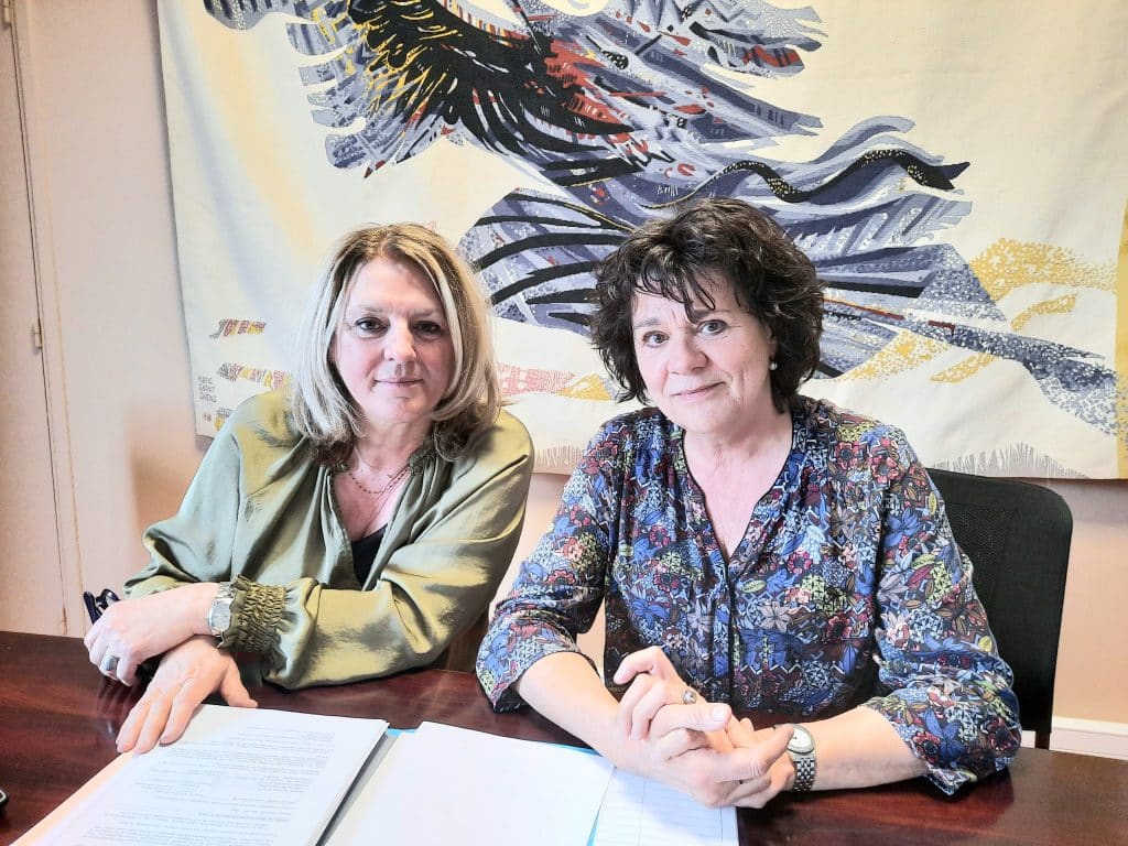 Cathy Garcia et Claudine Regourd Hôpital Ducuing