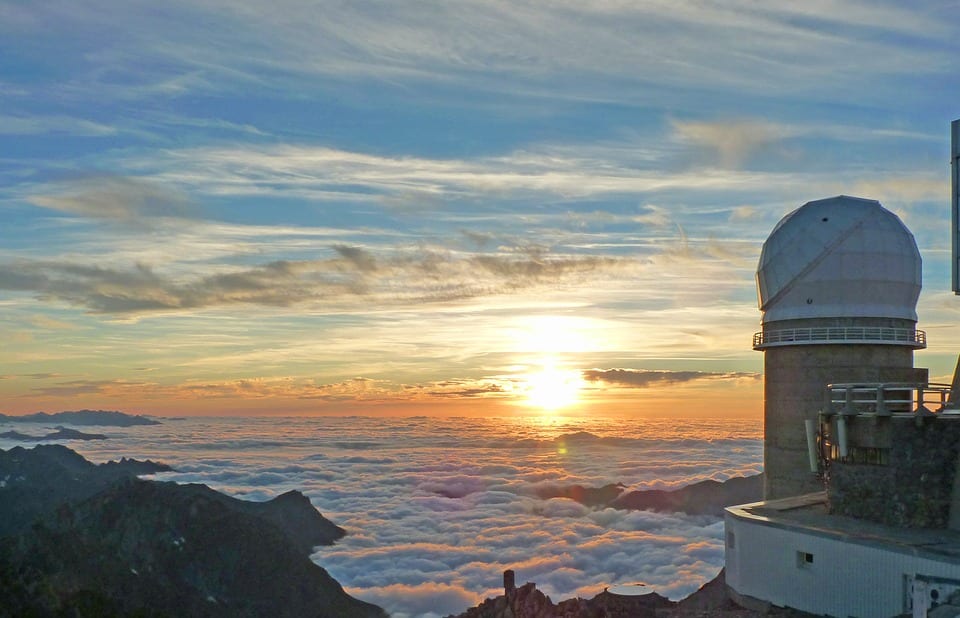 Pic du Midi coucher de soleil