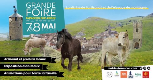 Grande Foire Tarascon-sur-Ariège vacances Pâques Ariège