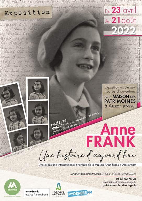Anne Frank exposition Ariège vacances Pâques