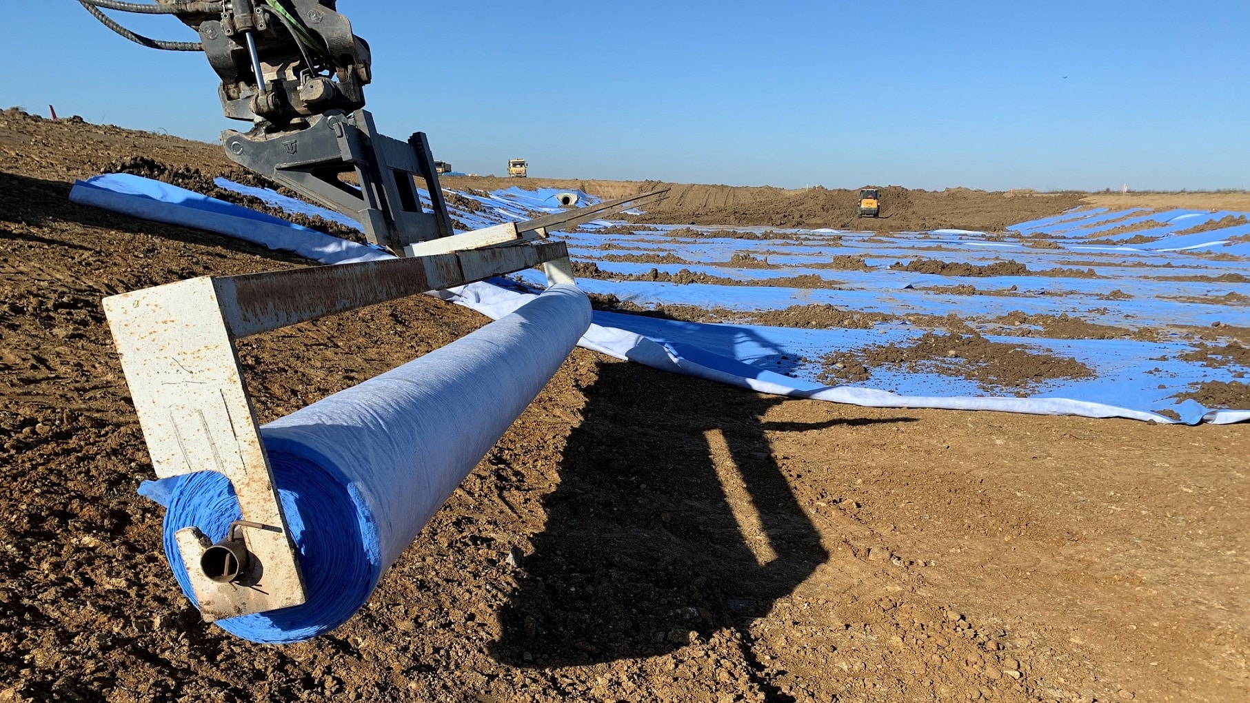 GeoClean aquatextile aéroport Toulouse-Francazal eaux pluviales