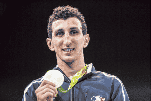 Sofiane Oumiha from France. Silver medal at the 2016 Summer Olympics