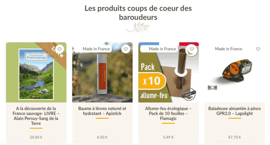 tongs éco-conçues Aveyron Vivre dans la nature site internet