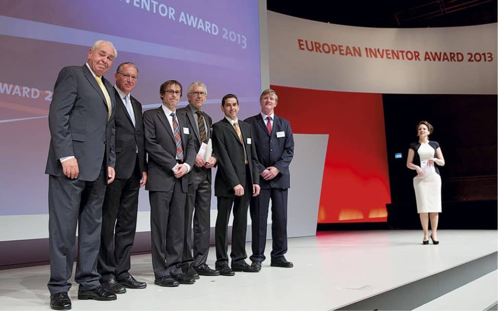 image d'illustration de la remise du prix de l'inventeur européen.