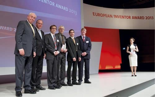 image d'illustration de la remise du prix de l'inventeur européen