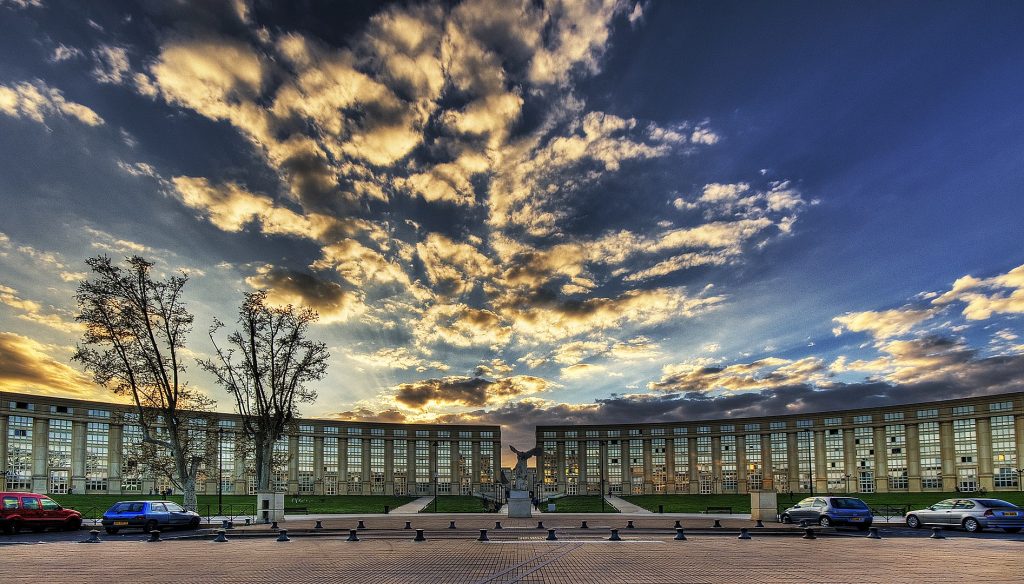 Place de l'Europe à Montpellier