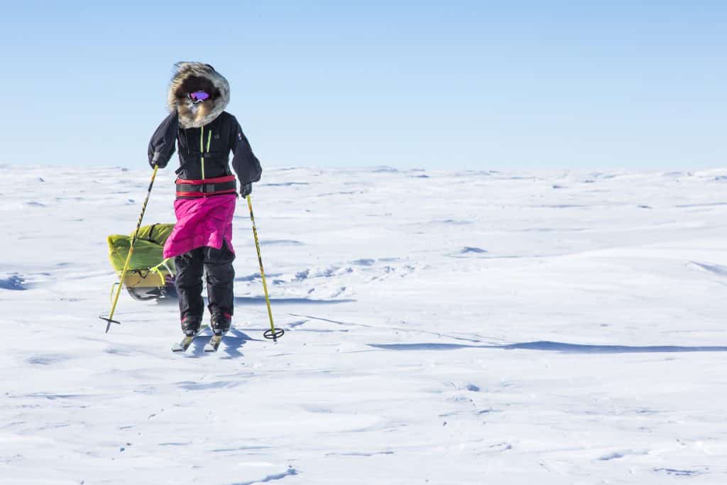 Stéphanie Gicquel Antartide Una gara sportiva molto mossa