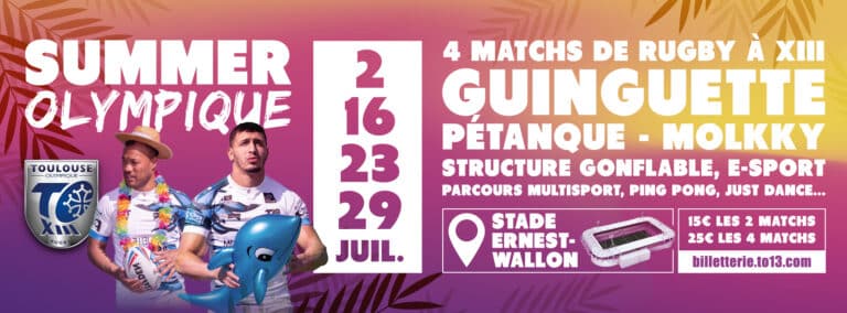 Toulouse TO XIII weekend planner