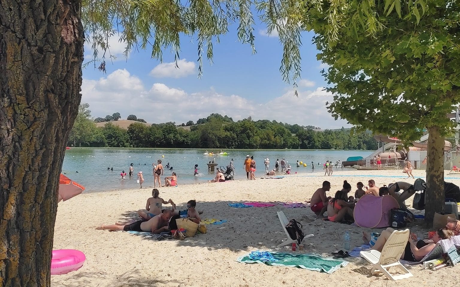 lac Saramon baignade Toulouse