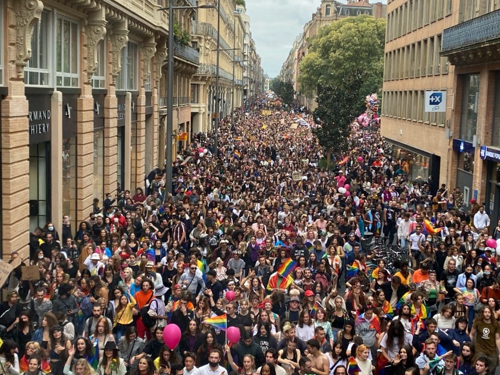 Pride march, pride in Toulouse