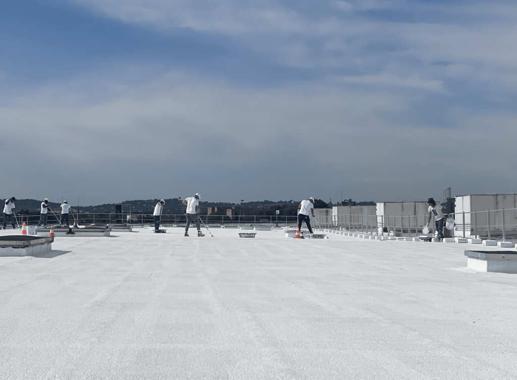 peinture blanche Toulouse bâtiments baisse température