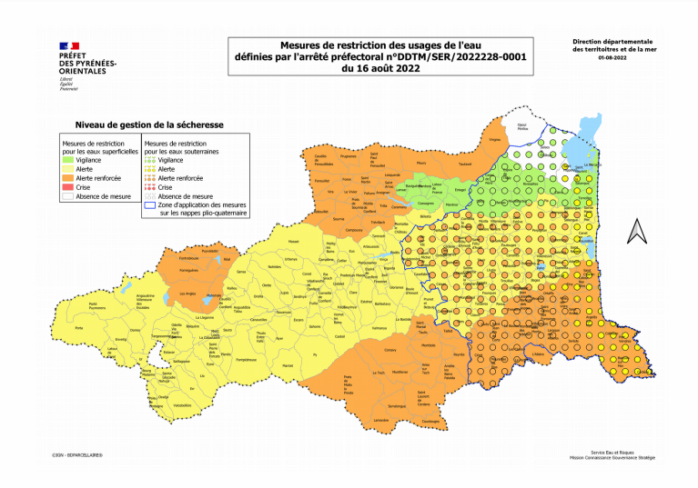 eau Pyrénées-Orientales