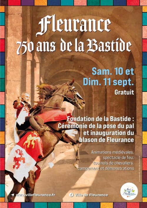 la bastide de fleurance fête ses 750 ans