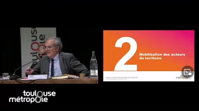 François Chollet Plan climat conseil Toulouse métropole